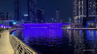 Dubai Canal Hanging Bridge